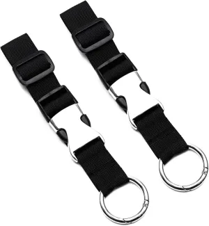 2 Pack Add-A-Bag Luggage Strap Jacket Gripper, Luggage Straps Baggage Suitcase Straps Belts Travel Accessories