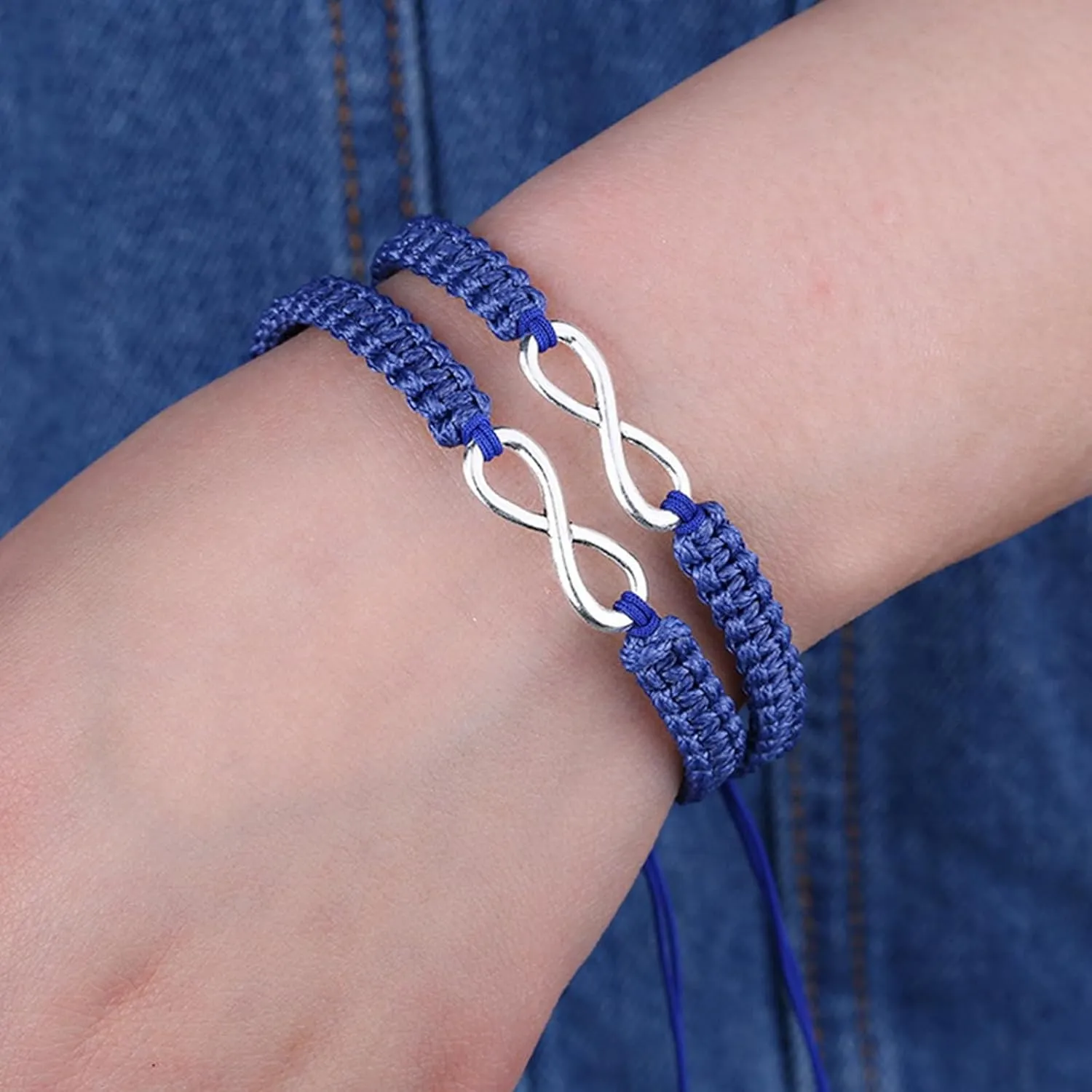 72ore Blue Bracelet Blue Friendship Bracelet Boho Bracelets for Women Beaded Bracelets Braided Bracelets Stackable Bracelets String Bracelet Boho Jewelry