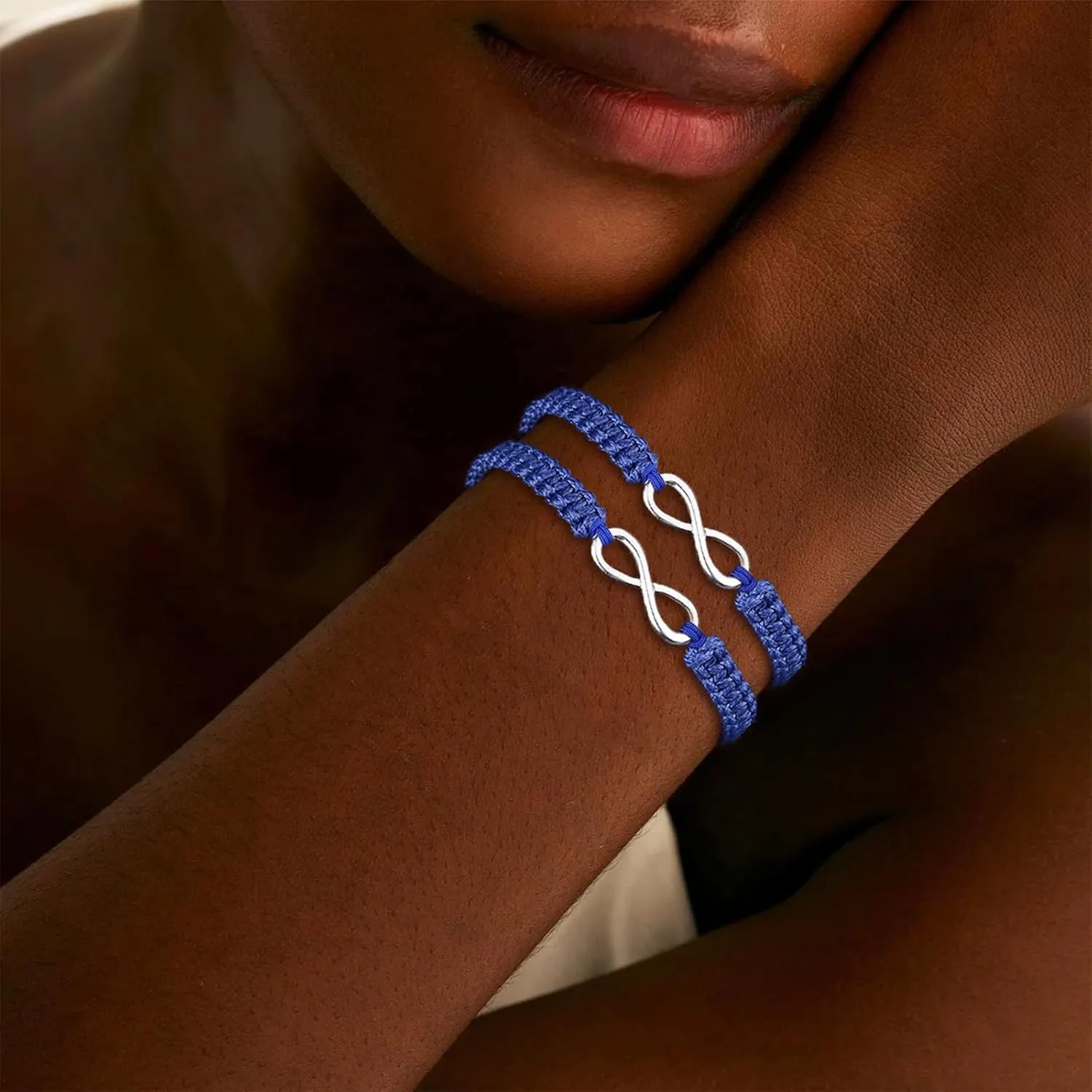 72ore Blue Bracelet Blue Friendship Bracelet Boho Bracelets for Women Beaded Bracelets Braided Bracelets Stackable Bracelets String Bracelet Boho Jewelry