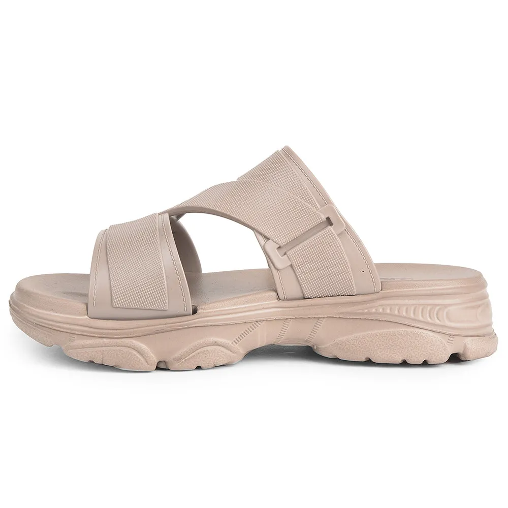 A-HA Beige Casual Sandal For Women LGF-4 By Liberty