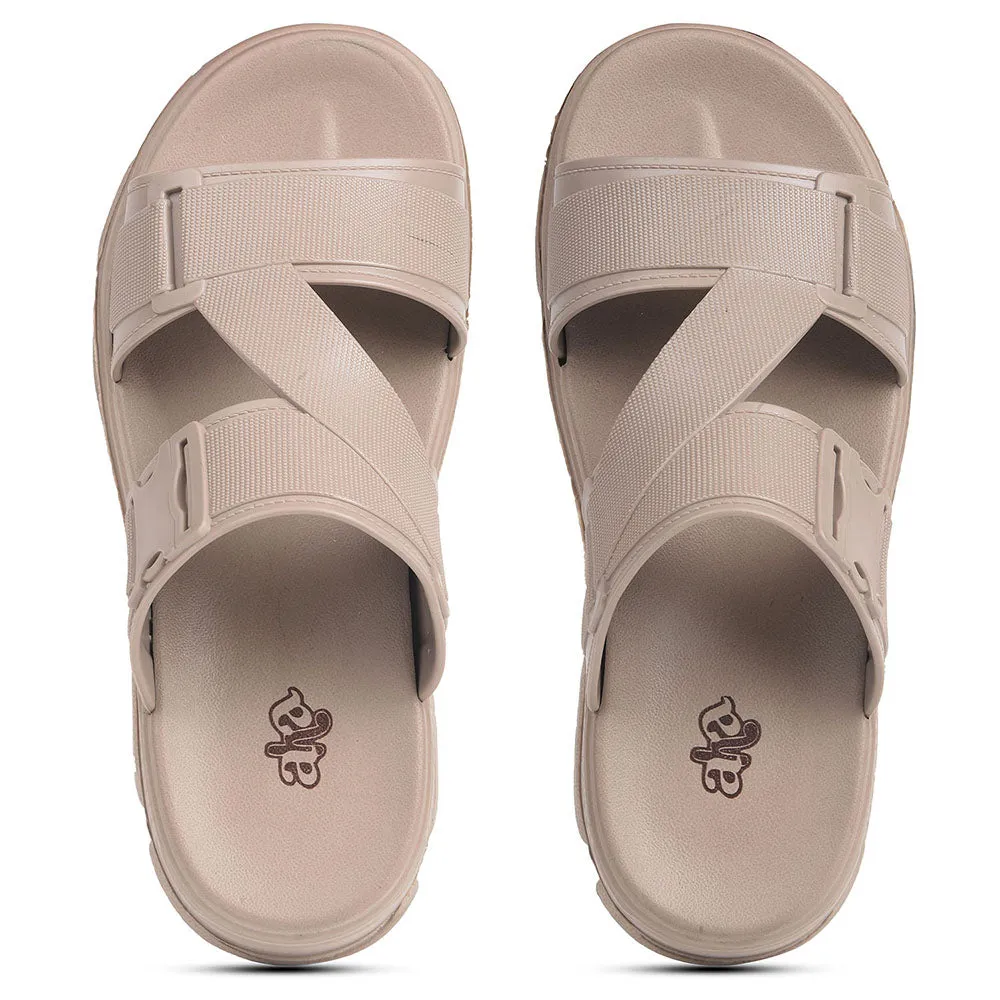 A-HA Beige Casual Sandal For Women LGF-4 By Liberty