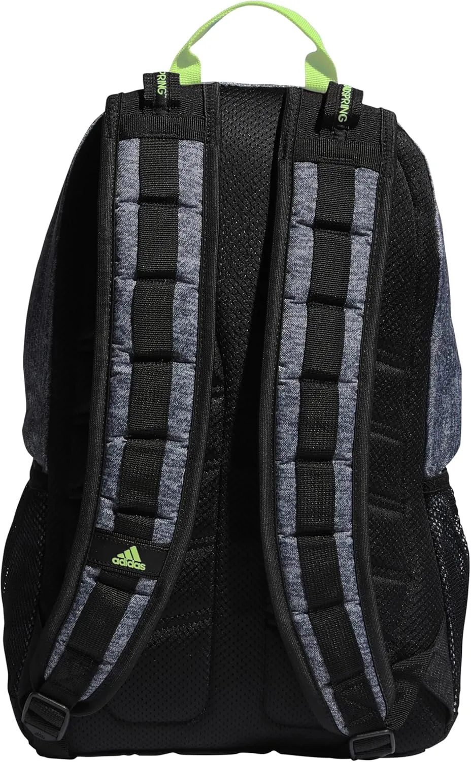 adidas Ultimate ID Backpack, Jersey Hats Onix/Black/Signal Green, One Size