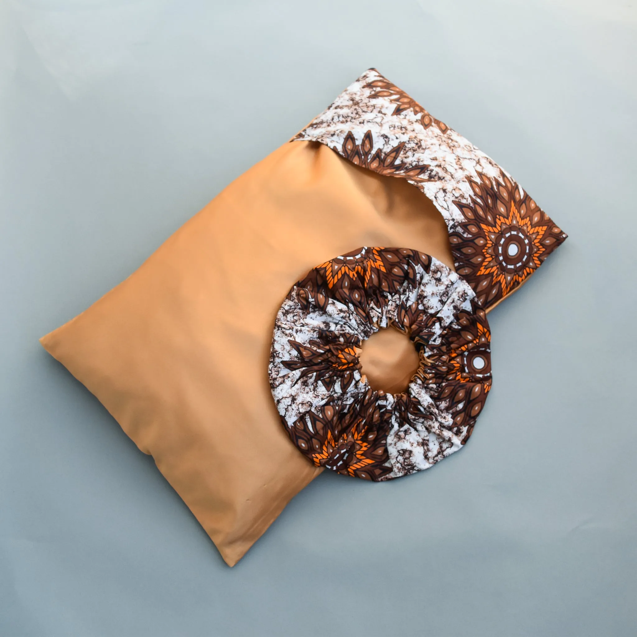 African Print Envelope Style Satin pillowcase- Basinabee