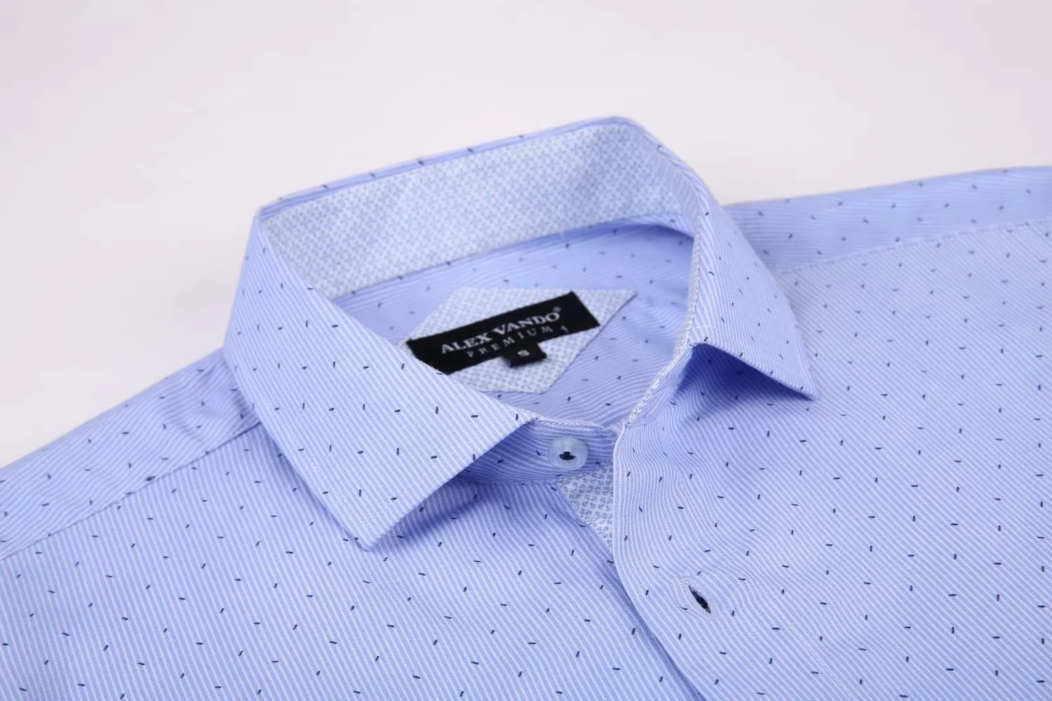 Alex Vando Mens Printed Dress Shirts Long Sleeve Regular Fit Button Down Shirt