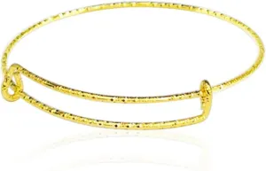 Anneome Cuff Bracelets for Women Thick Anklet DIY Wire Ring Bangle Metal Handwear for Decoration Adjustable