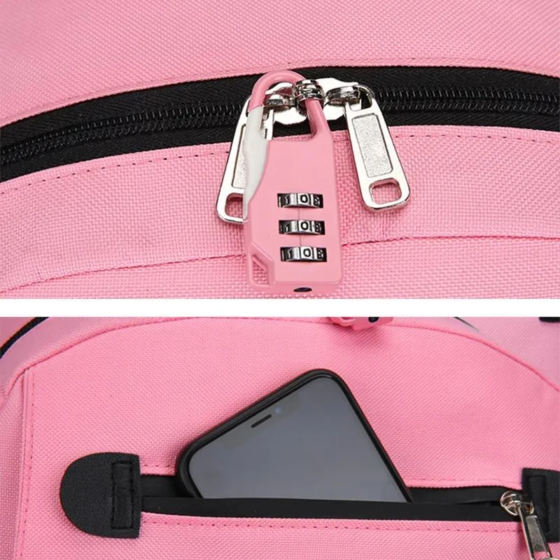 Anti-theft Usb Backpack for Sports and Leisure