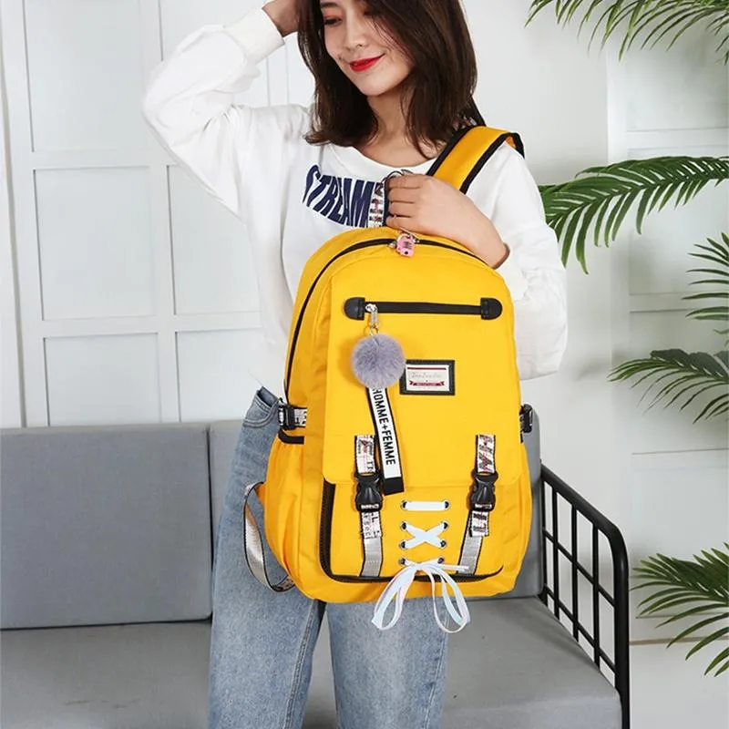 Anti-theft Usb Backpack for Sports and Leisure