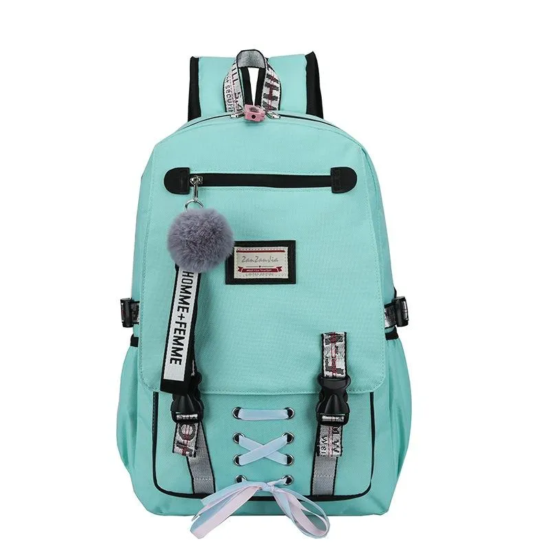 Anti-theft Usb Backpack for Sports and Leisure