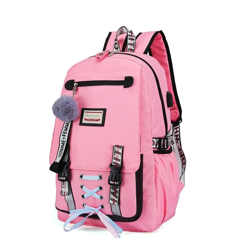 Anti-theft Usb Backpack for Sports and Leisure