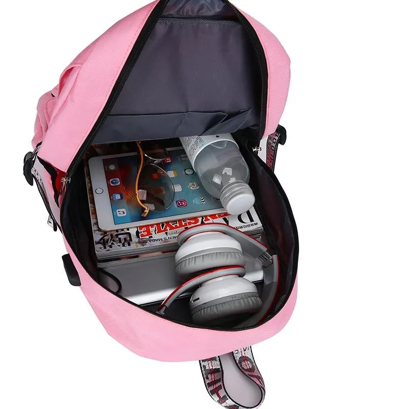 Anti-theft Usb Backpack for Sports and Leisure
