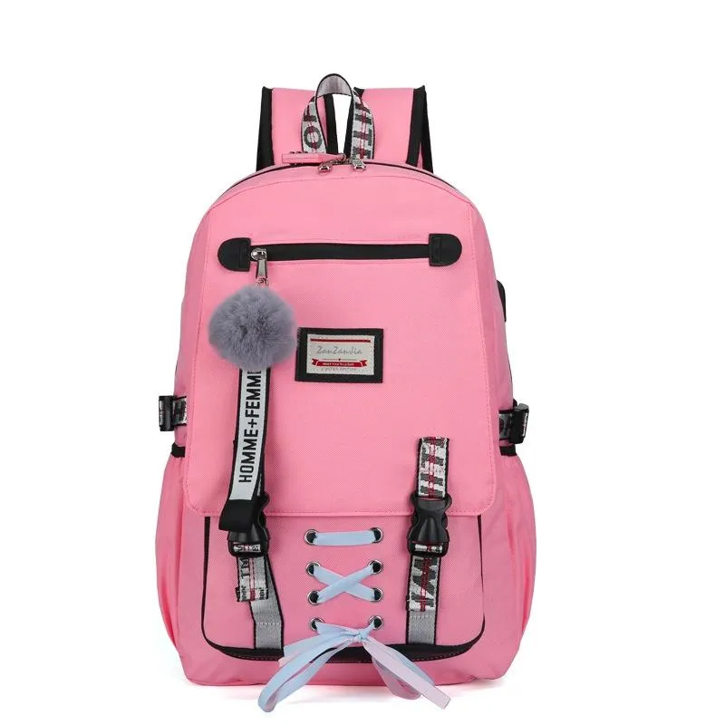 Anti-theft Usb Backpack for Sports and Leisure