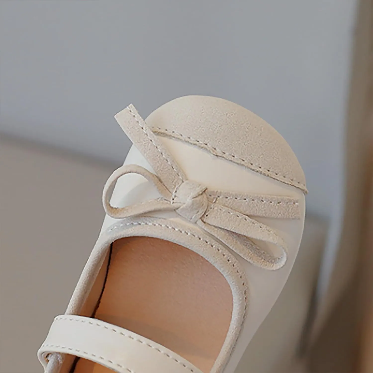 Baby Girls Mary Jane Dress Shoes Sparkle Bow Ballerina Flats for Wedding Party Toddler Birthday Christmas Walking