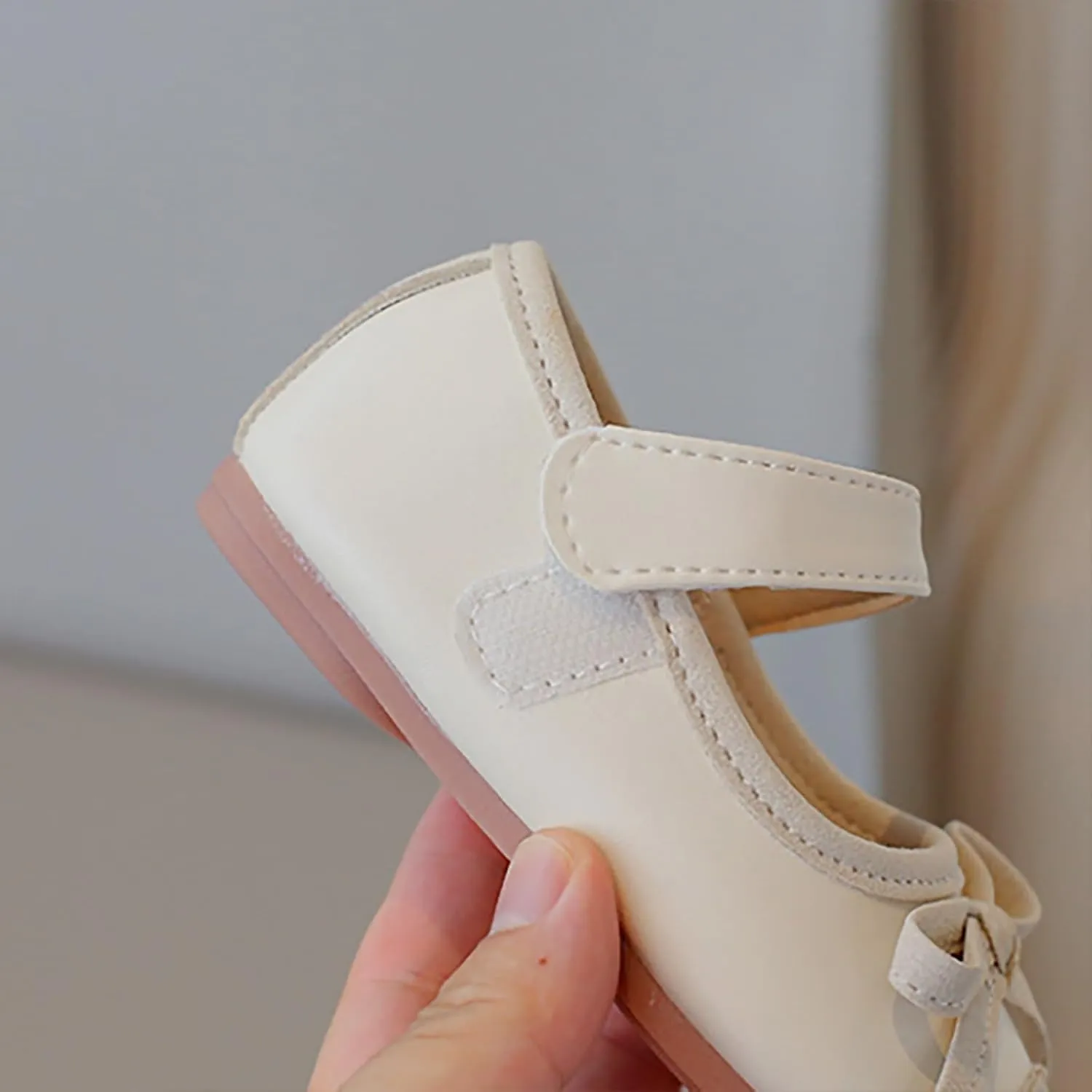 Baby Girls Mary Jane Dress Shoes Sparkle Bow Ballerina Flats for Wedding Party Toddler Birthday Christmas Walking