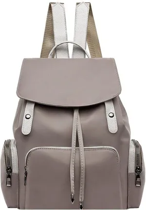Backpack for women Multi Pockets Female Business Casual Ladies Travel Bags (Gray)