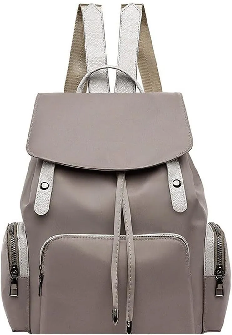 Backpack for women Multi Pockets Female Business Casual Ladies Travel Bags (Gray)