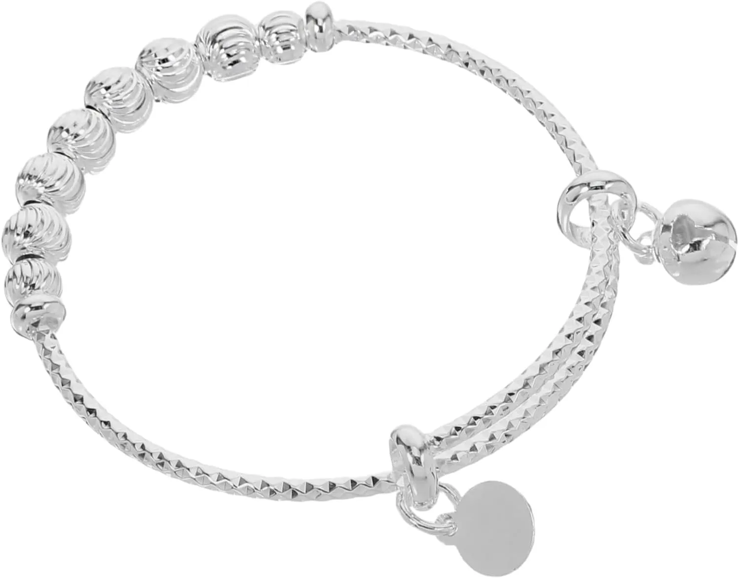 Bell Bangle Bracelet for Lightweight Charming Jewelry present for Shower Christmas and Birthdays