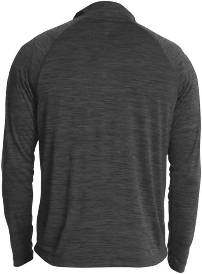 Charles River Apparel Kids' Big Space Dye Performance Quarter Zip Pullover
