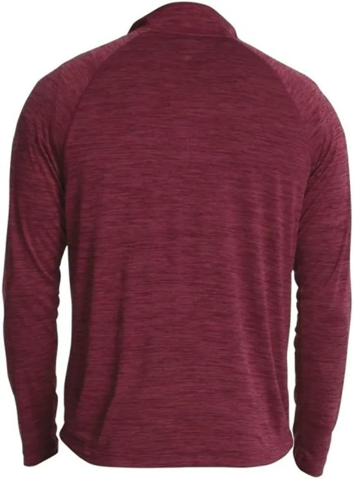 Charles River Apparel Kids' Big Space Dye Performance Quarter Zip Pullover