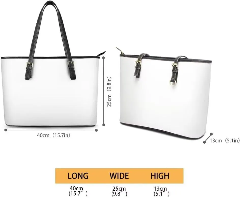 Coldinair Leather Handbags Purse Tote Bag for Women,3PCS Work Bag Shoulder Bag Travel Bags Handbags Set