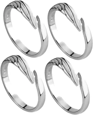 Devil Ring for Women Zinc Alloy Match Promise Ring for Her Men Promise Ring