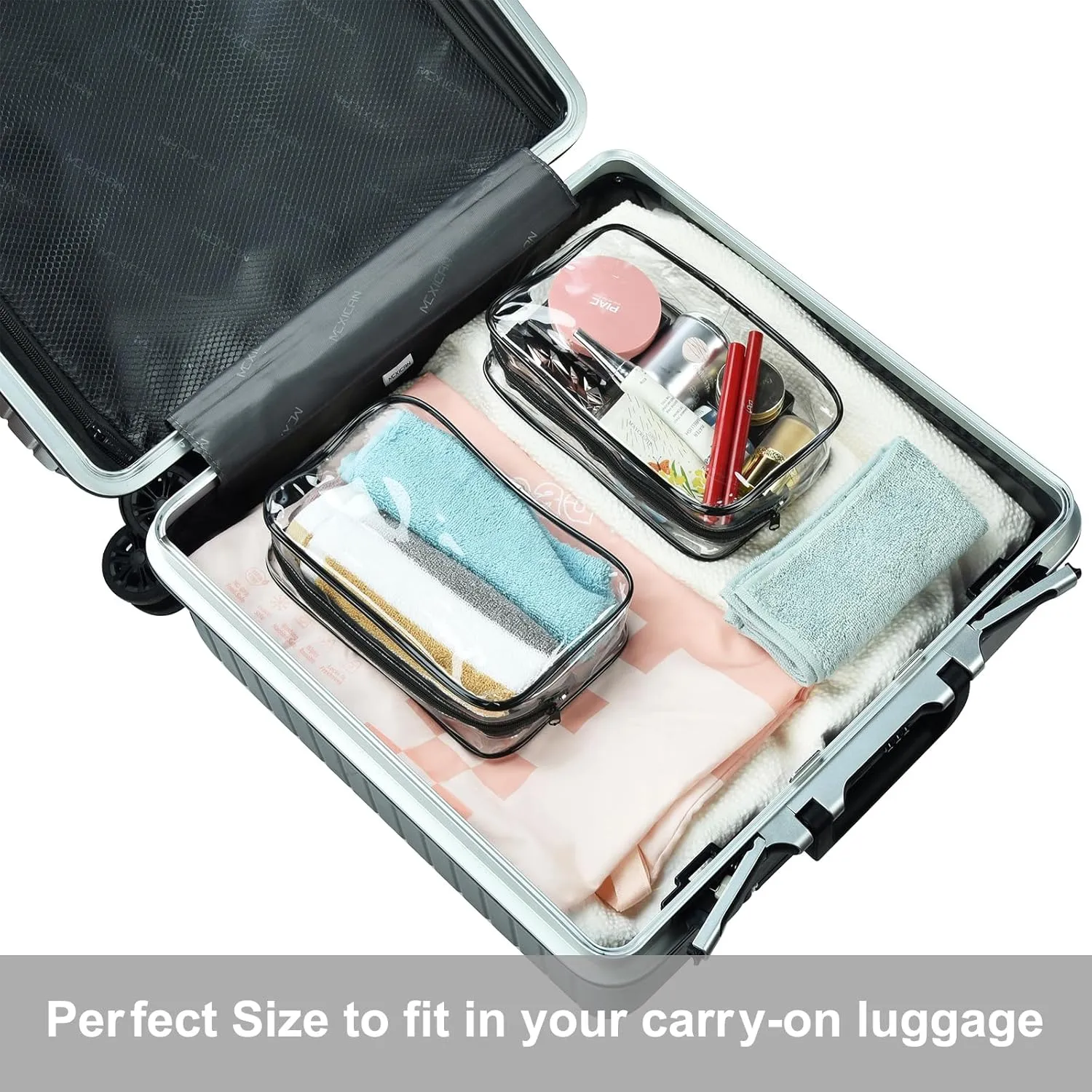 Dimayar 65L Travel Duffle Bag - Foldable Duffel Bag with Shoes Compartment - Overnight Bags Waterproof & Tear Resistant(Gray)