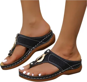 Eduavar Sandals for Women Dressy Summer, Sandals Women Summer Sandals Heels Open Toe Breathable Hollow Out Wedge Sandals
