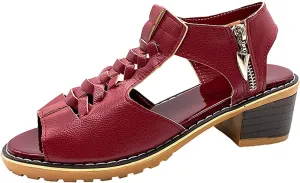 Eduavar Womens Sandals Casual Beach Summer Wedge Dressy Platform Sandals Open Toe Comfortable Arch Support Walking Shoes