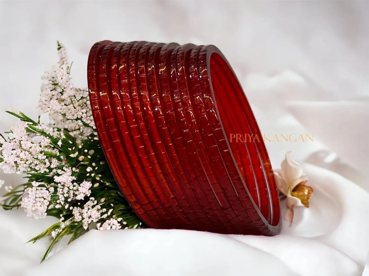 Exotic Self Cutting Work Glass Bangle Shiny suitable for all occasion. Latest Indian Traditional Kaach Chudi/Bangles (Pack of 24 Bangles)