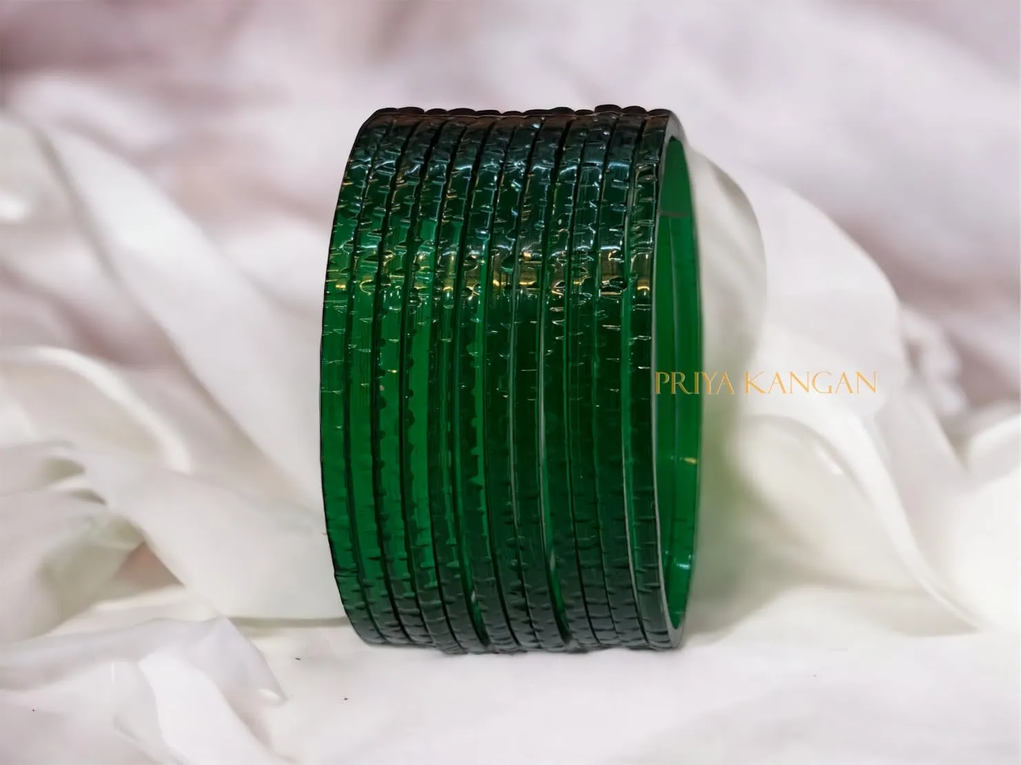 Exotic Self Cutting Work Glass Bangle Shiny suitable for all occasion. Latest Indian Traditional Kaach Chudi/Bangles (Pack of 24 Bangles)