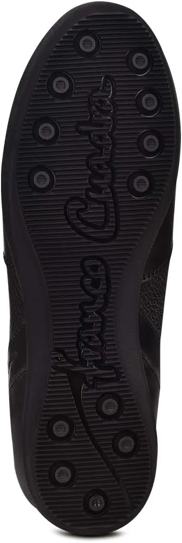FRANCO CUADRA Men Shoes in Genuine Deer Leather Black