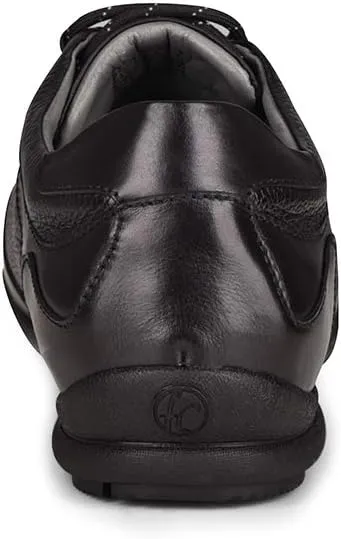 FRANCO CUADRA Men Shoes in Genuine Deer Leather Black