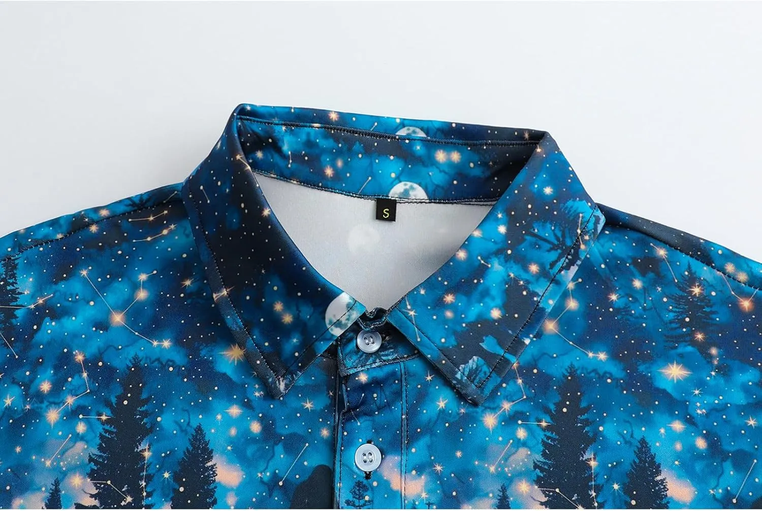 Funny Men's Golf Polo Shirts Mens Novelty Short Sleeve Polo Shirts Moisture Wicking Quick Dry Golf Shirts