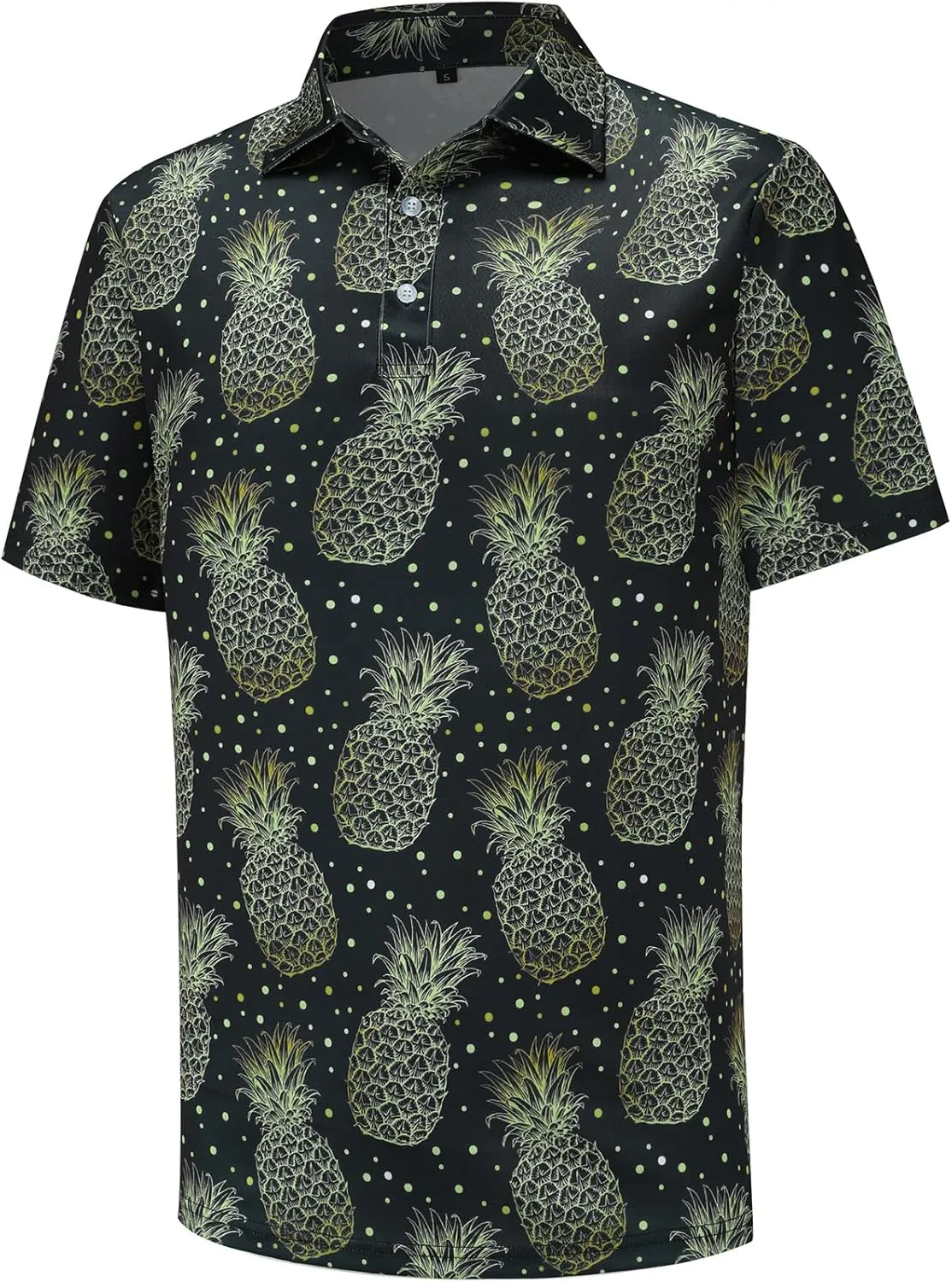 Funny Men's Golf Polo Shirts Mens Novelty Short Sleeve Polo Shirts Moisture Wicking Quick Dry Golf Shirts