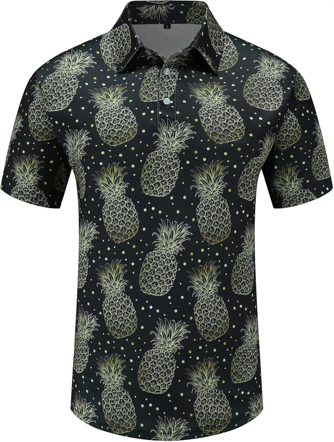 Funny Men's Golf Polo Shirts Mens Novelty Short Sleeve Polo Shirts Moisture Wicking Quick Dry Golf Shirts