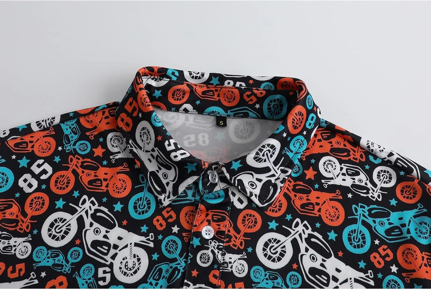 Funny Men's Golf Polo Shirts Mens Novelty Short Sleeve Polo Shirts Moisture Wicking Quick Dry Golf Shirts