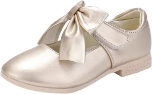 Girls Ballet Shoes Flower Mary Jane Flat with Bow Dress Shoes Part Wedding Communio Shoes for Kids Toddler