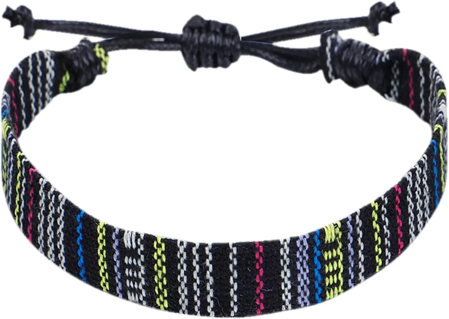 Girls' Charm- Bangle Bracelets 1PC Color Rope Woven Bracelet Adjustable Boho Surfer Bracelet For Men Women Thin String Rope Handmade Beach Bracelet Colorful Bracelet Link Chain Armband For Women
