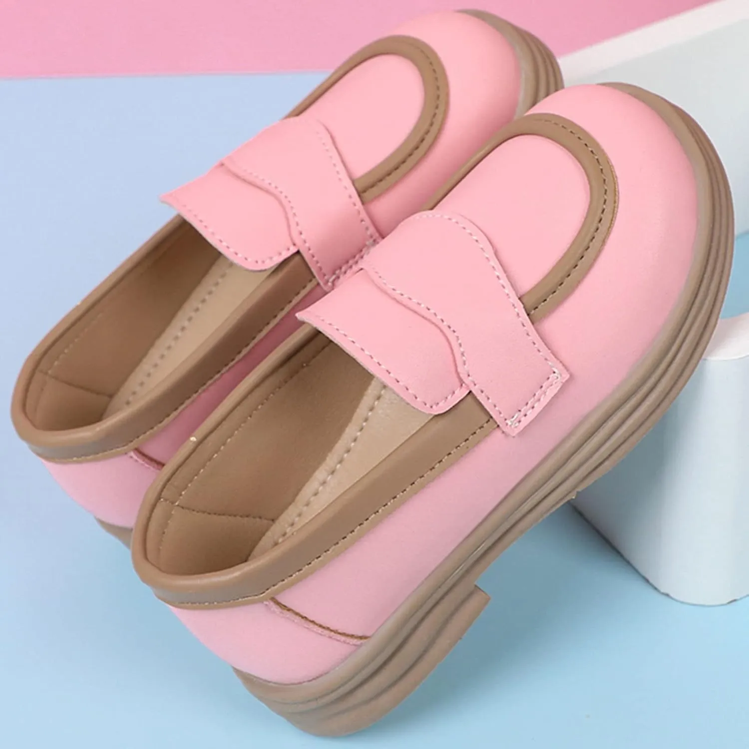 Girls School Mary Jane Shoes Chunky Heel Platform Slip On Fashion Casual Walking Shoes for Little Child 2t Girl Shoes