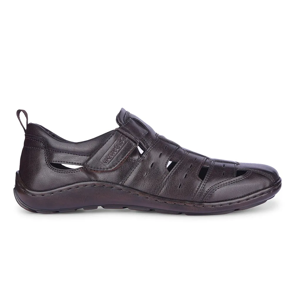 Healers By Liberty Mens LB130-500E Brown Casual Sandal