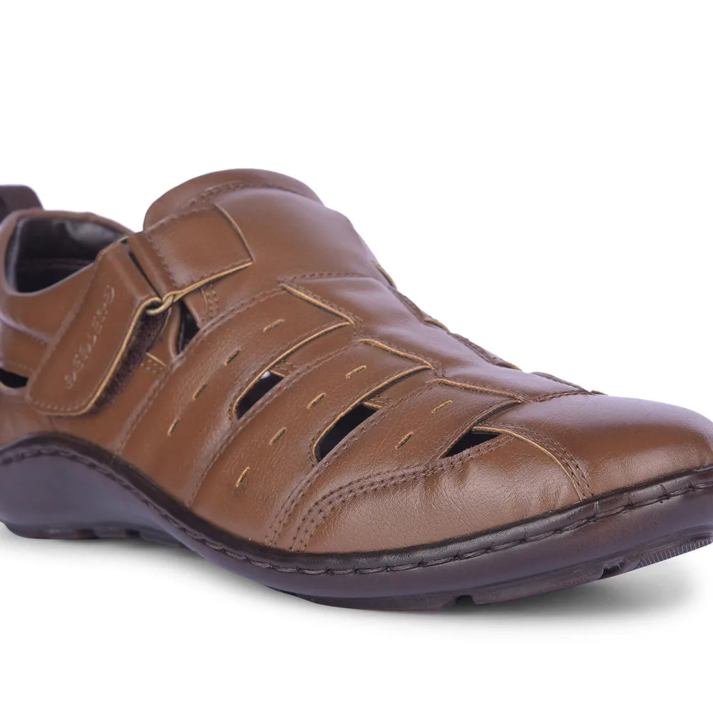 Healers By Liberty Mens LB130-500E Tan Casual Sandal
