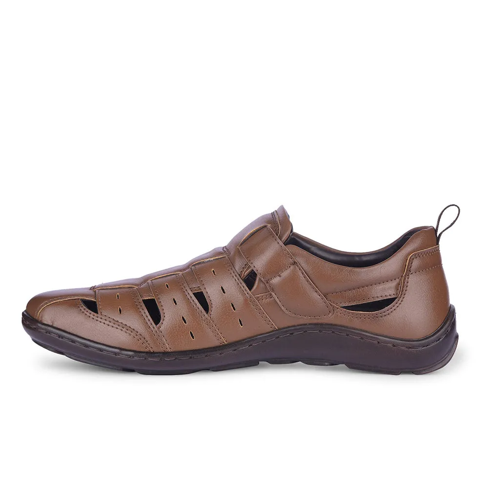 Healers By Liberty Mens LB130-500E Tan Casual Sandal
