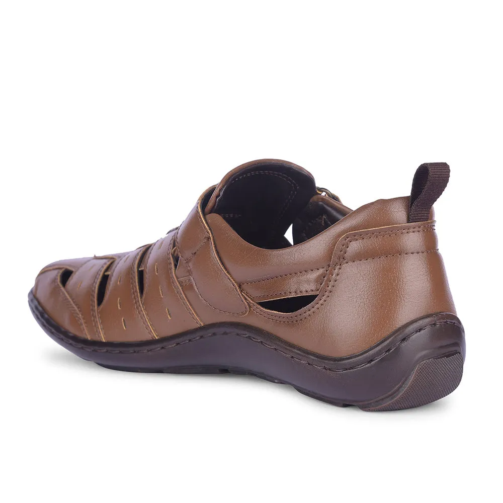Healers By Liberty Mens LB130-500E Tan Casual Sandal