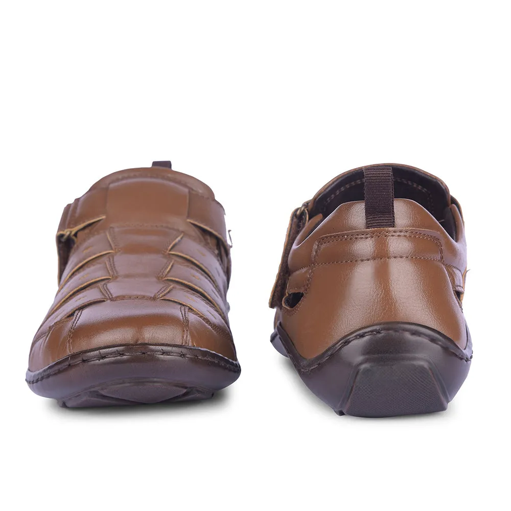 Healers By Liberty Mens LB130-500E Tan Casual Sandal