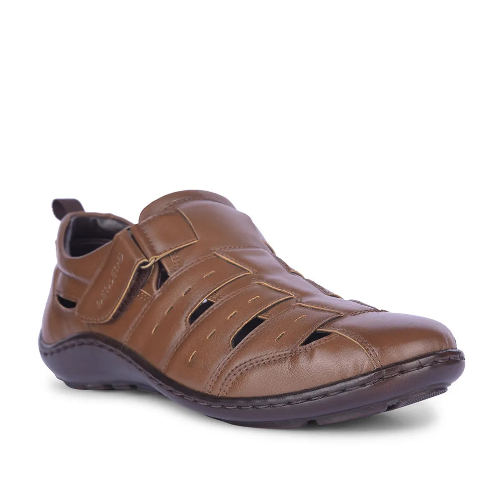 Healers By Liberty Mens LB130-500E Tan Casual Sandal
