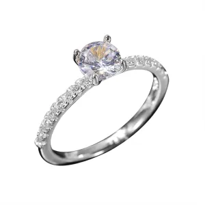 Heart Toe Ring Trend Single Full Diamond Zircon Ring Ladies Jewelry Diamond Rings For Women Size 5 11 (Silver, 11)
