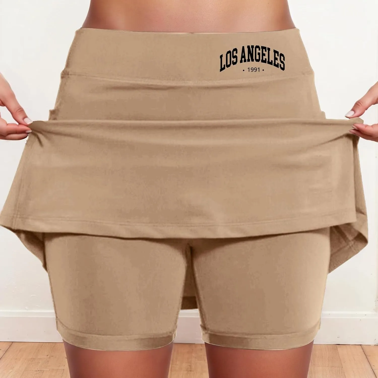 High Waistekorts for Women Casual Summer Tum Control Tennis Skirts with Shorts Athletic Golf Skort with Pockets