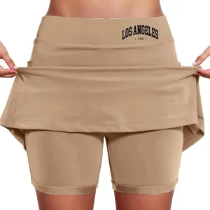 High Waistekorts for Women Casual Summer Tum Control Tennis Skirts with Shorts Athletic Golf Skort with Pockets