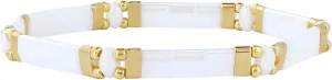 KELITCH Ethnic Tila Beaded Bracelets Handmade Friendship Stretch Bracelets Women Beach Bracelets - 10H