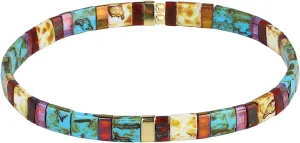 KELITCH Summer Surfer Bracelets Bohemian Beach Stretch Bracelets Women Friendship Bracelets - 02D