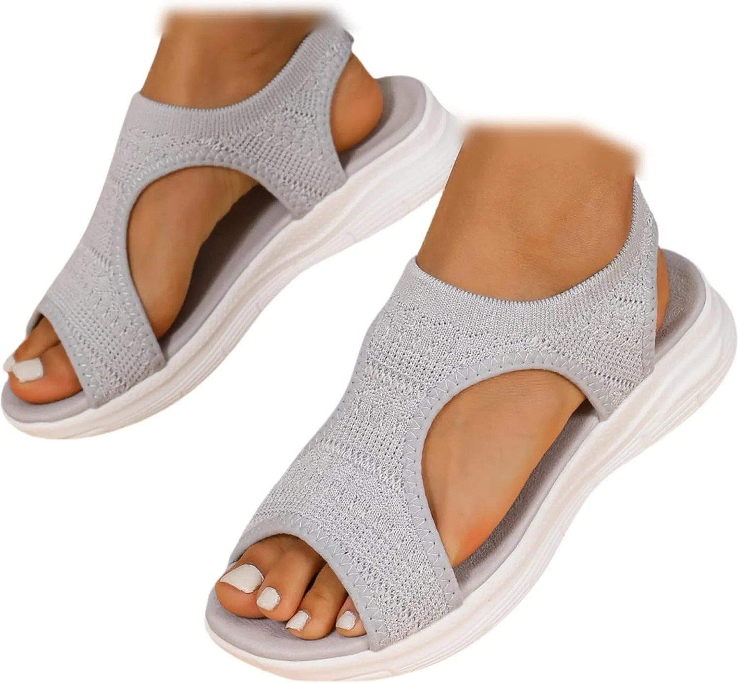 Ladmiple Sandals Women Comfortable Arch Support Walking Flip Flops Orthopedic Sandals Dressy Summer Orthotic Beach Shoes 2025